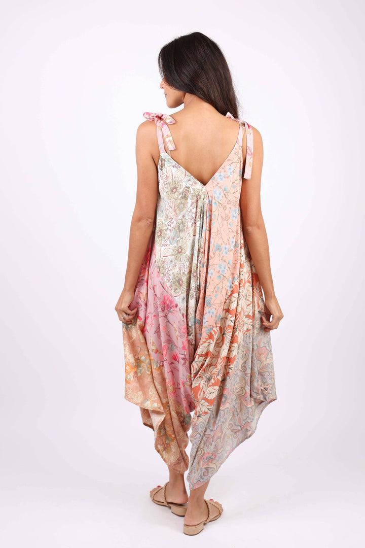 Pastel Patchwork Beach Romper