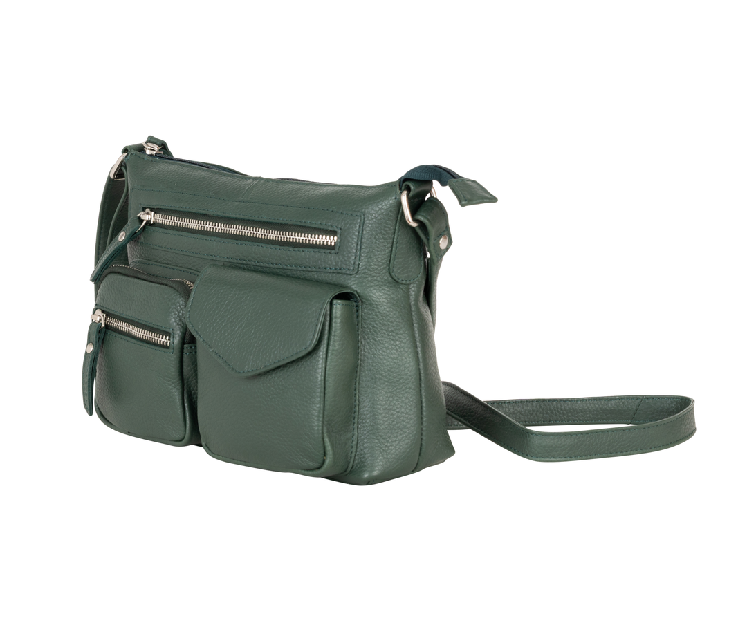 Mila Crossbody Bag: Green