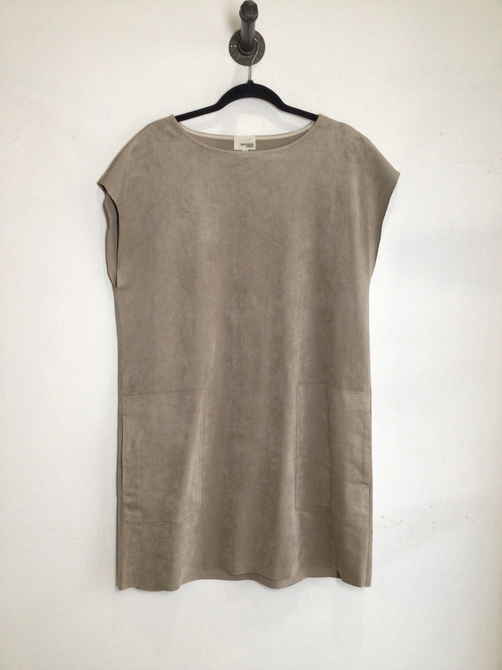 Faux Suede Dress
