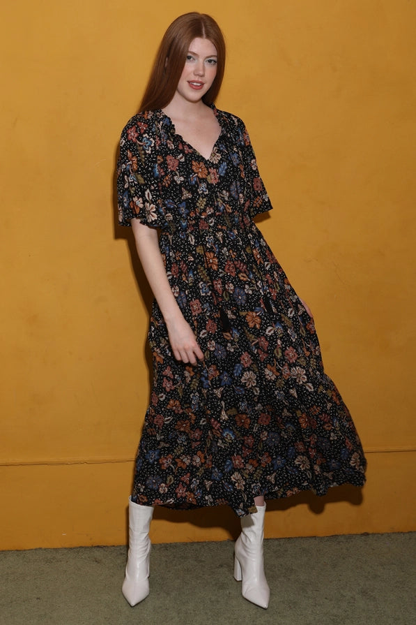 Autumn Flower Dress