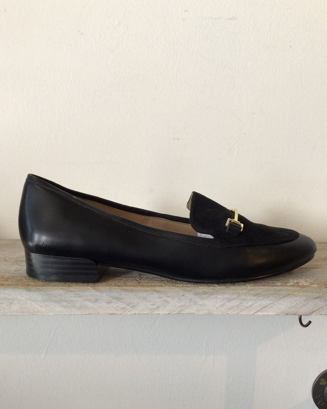 Velvet &amp; Leather Loafer - Size 7