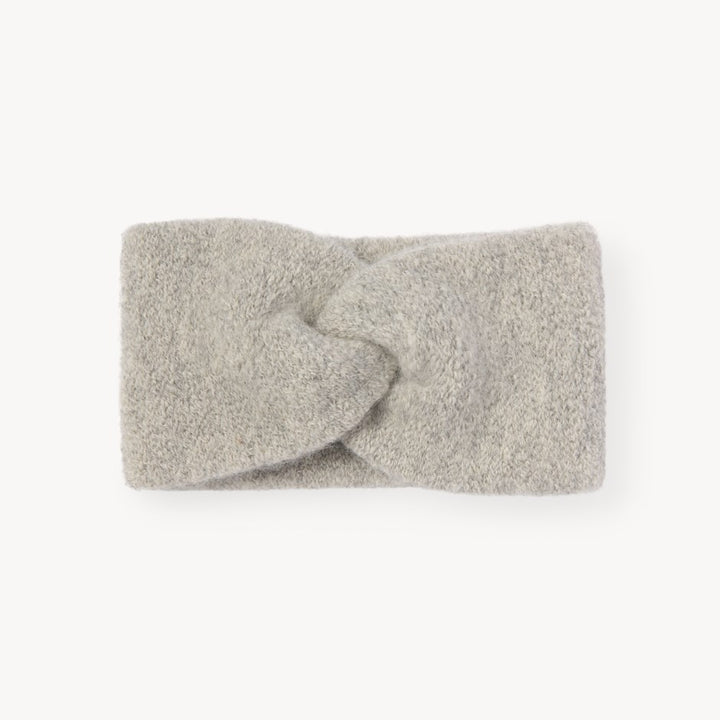 Alpaca Twist Headband-Grey