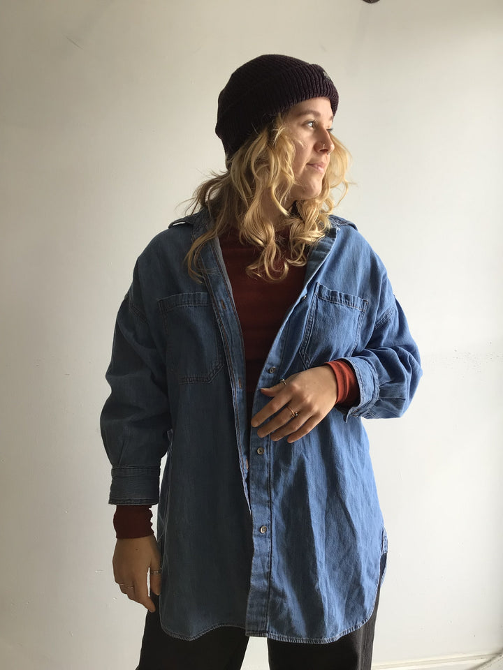 Vintage Jean Button Long Sleeve