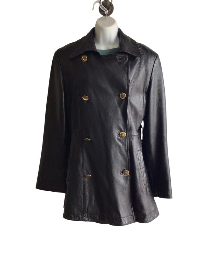 Vintage Black Leather Jacket