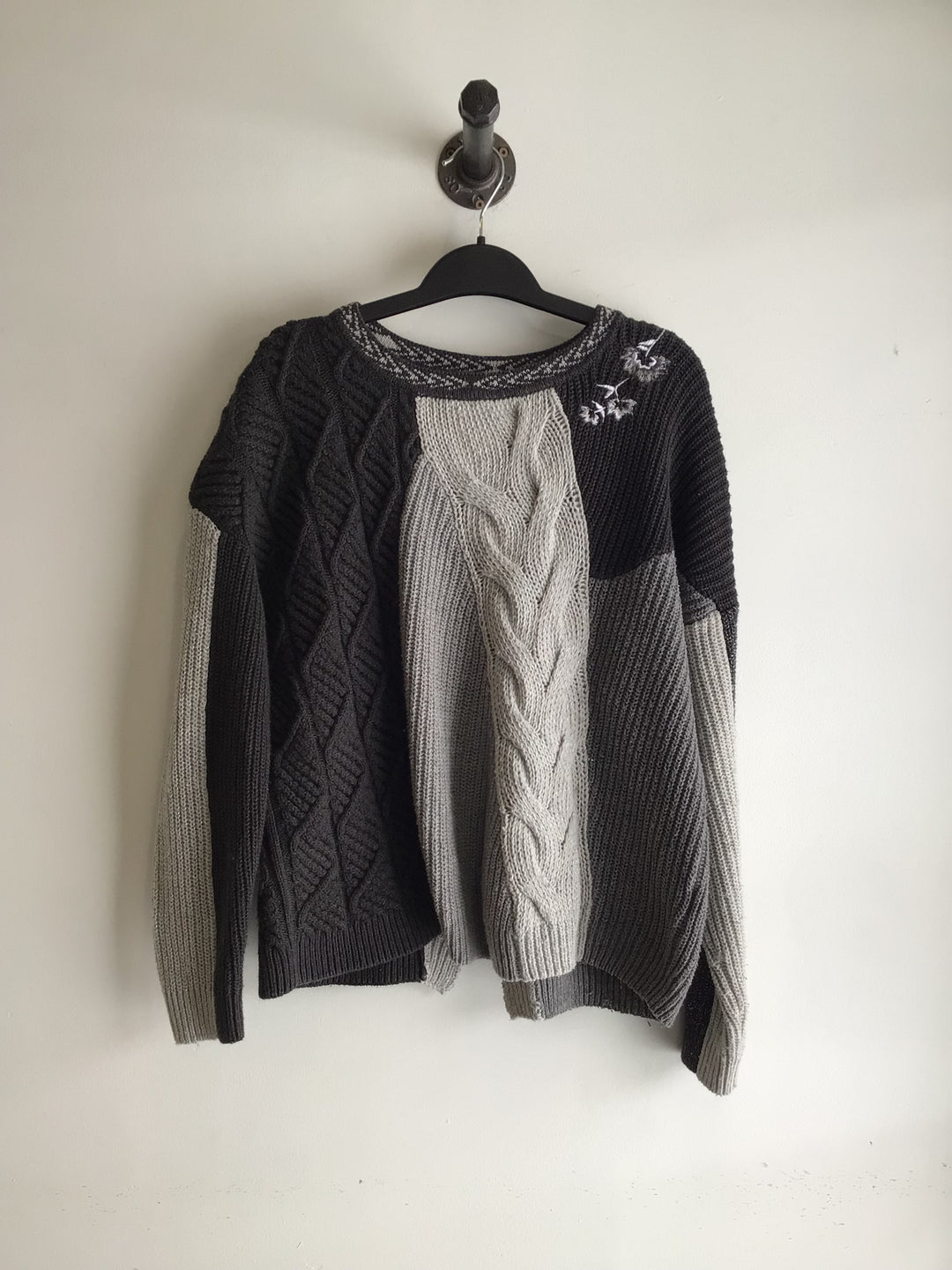 Desigual Cable Sweater - Size Small