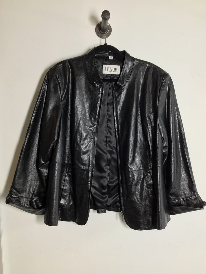 Black Leather Jacket - 2X