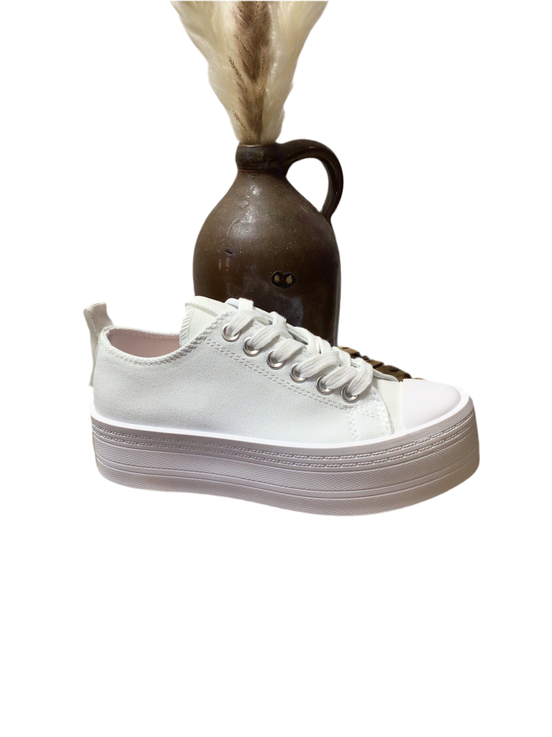Refresh Platform Sneakers- White