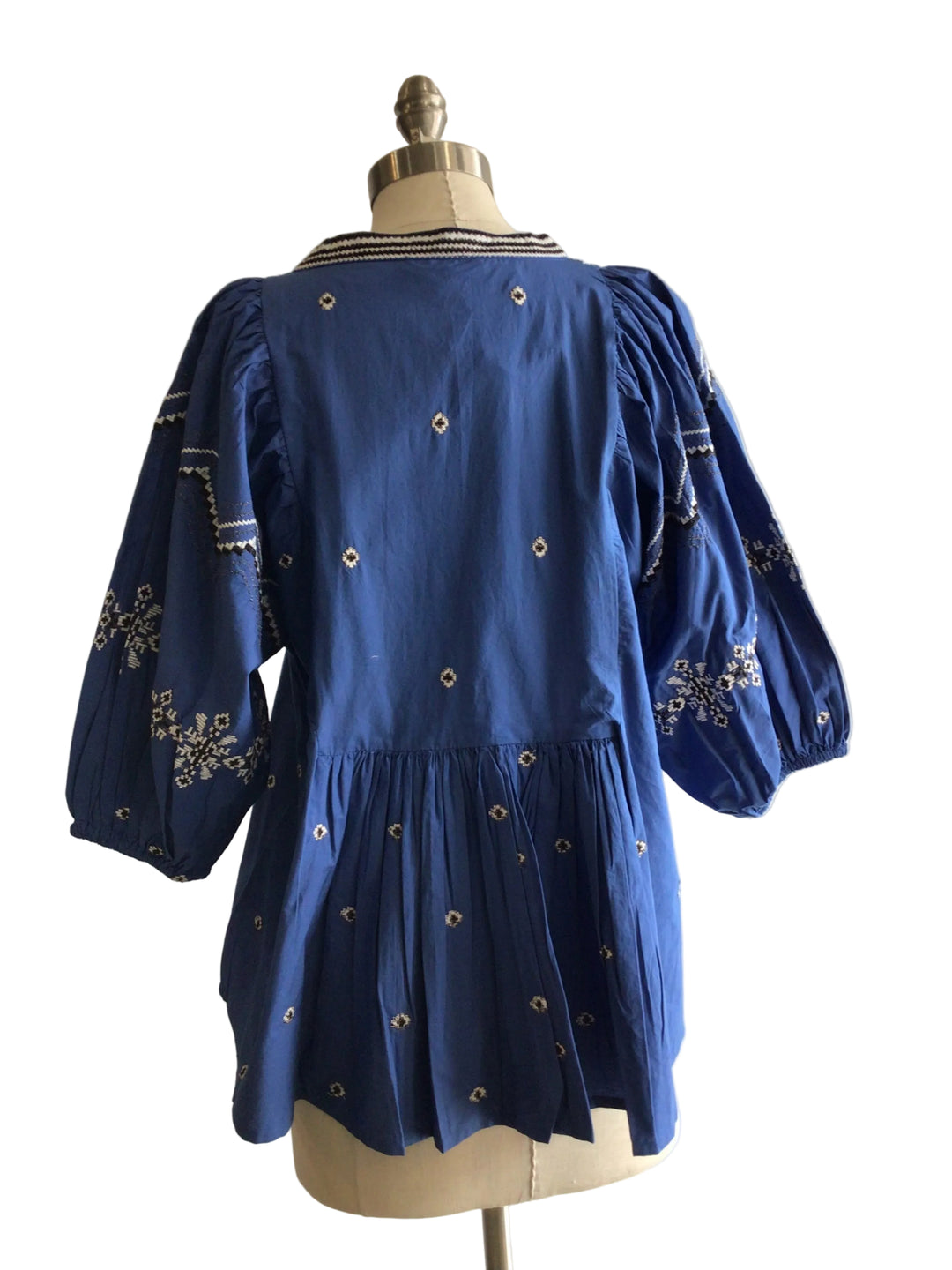 Morocco Blouse- Royal Blue