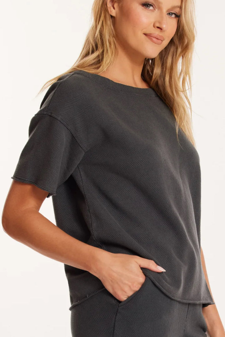 Boxy Boatneck Top