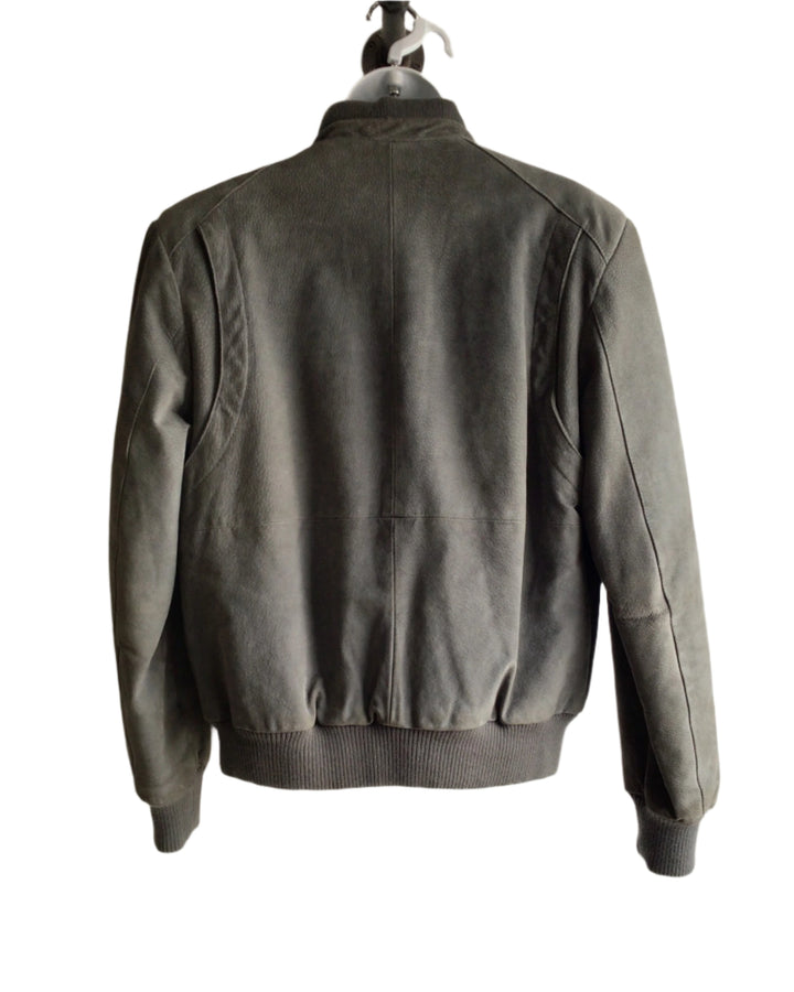 Vintage Grey Suede Jacket