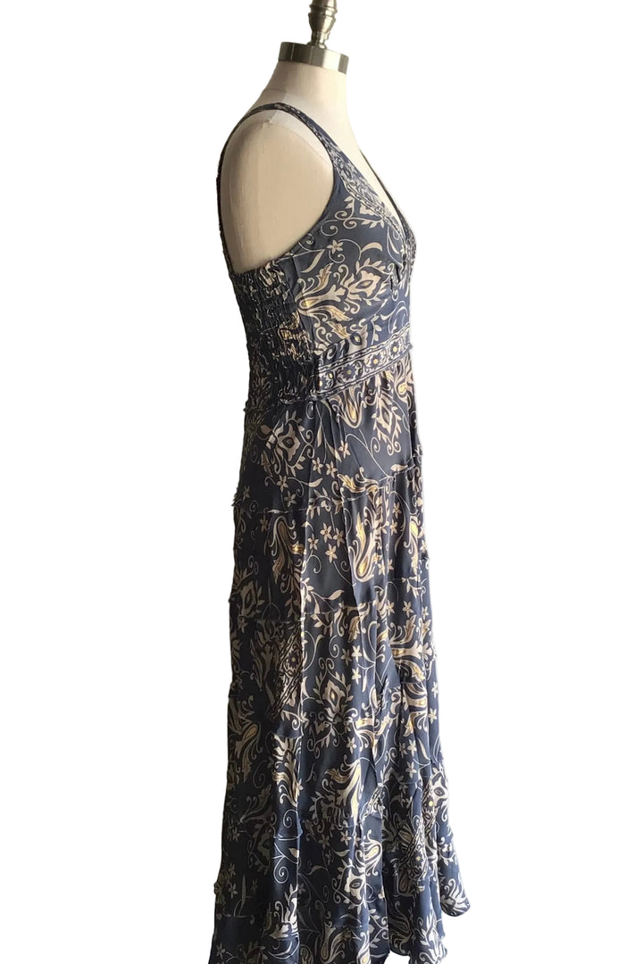 Carmen Dress- Platinum Print