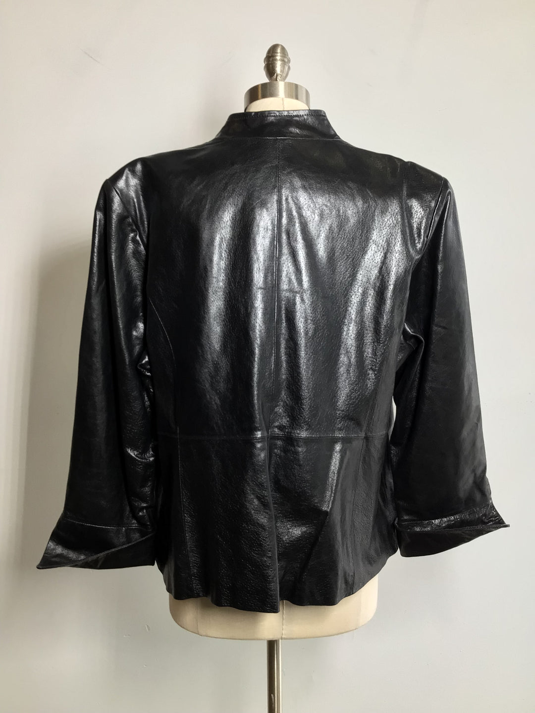 Black Leather Jacket - 2X
