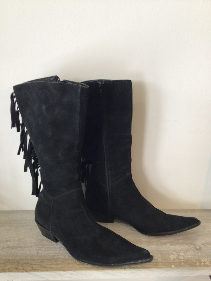 Tassel Boots Suede - Size 6