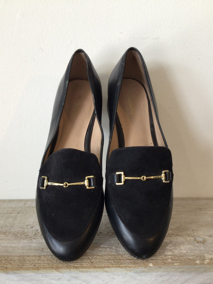 Velvet &amp; Leather Loafer - Size 7