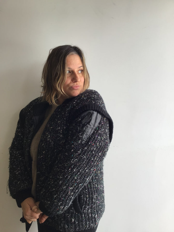 Vintage Confetti Knit Jacket