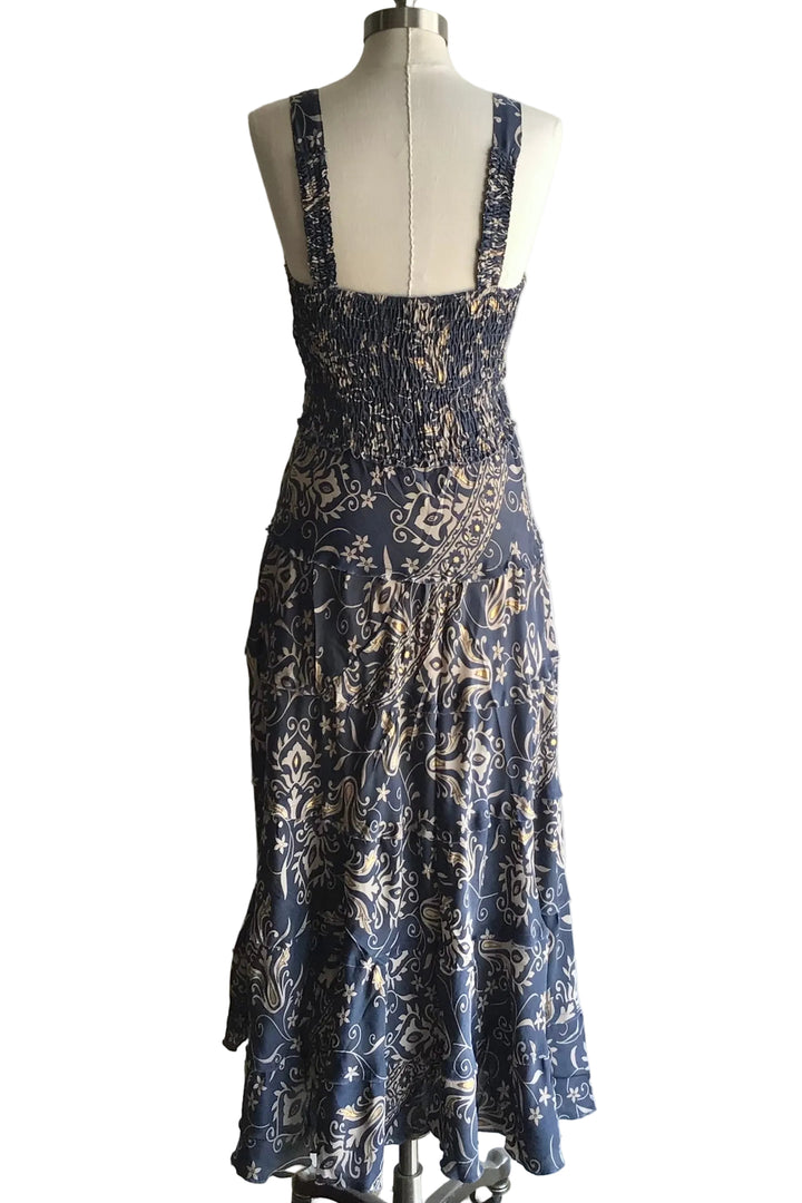 Carmen Dress- Platinum Print