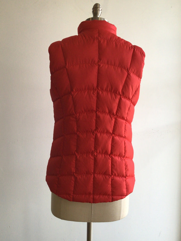Red Puffer Vest - Medium