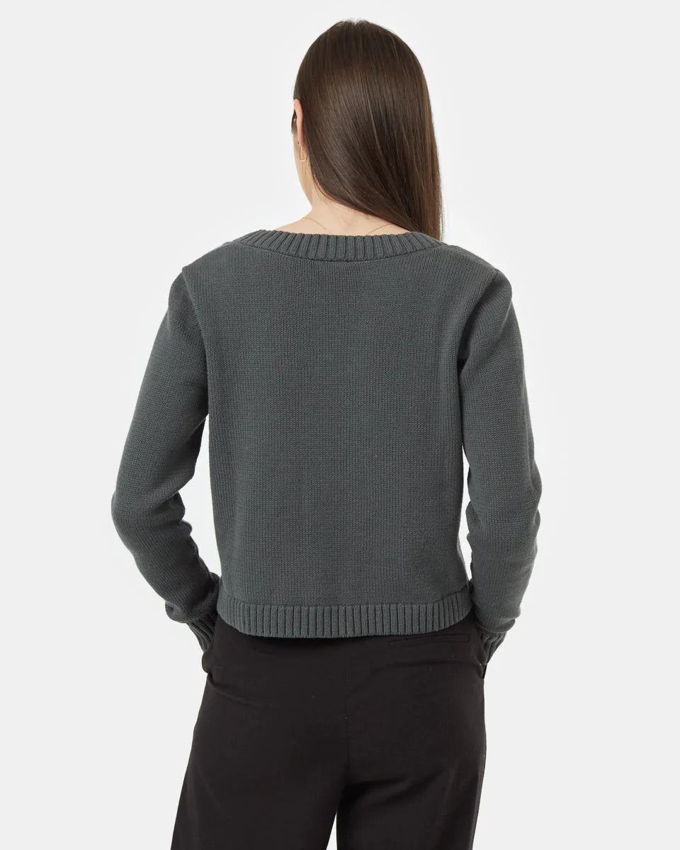 Grayson Knit Cardigan - Urban Green