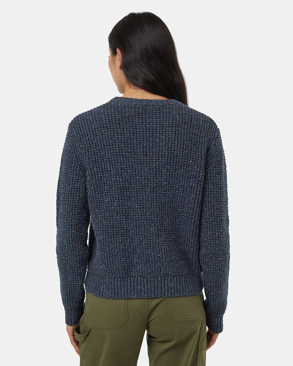 Highline Nep Crew Sweater - Dark Blue Mirage Heather