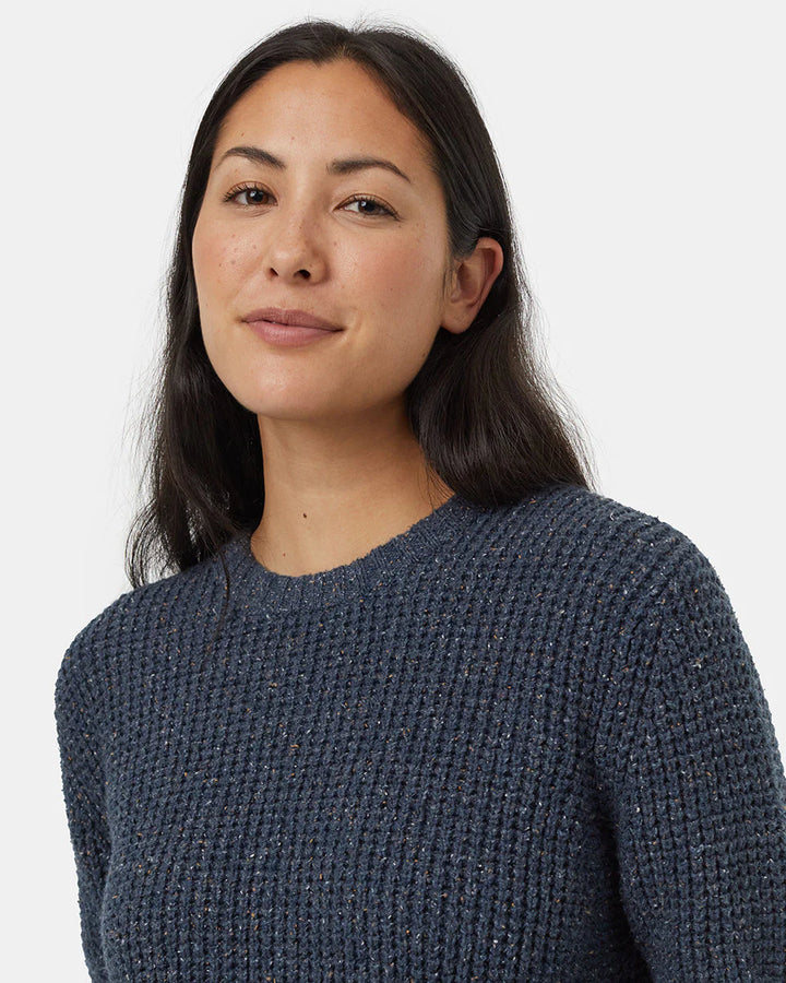 Highline Nep Crew Sweater - Dark Blue Mirage Heather