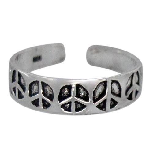 Peace Sign Toe Ring