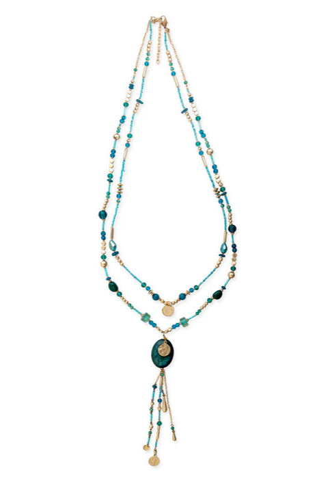 Bluestone Shine Strand Necklace