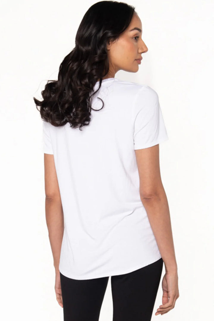 Gracie Crew Tee- White