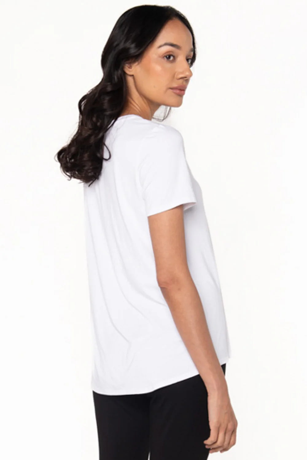 Gracie Crew Tee- White