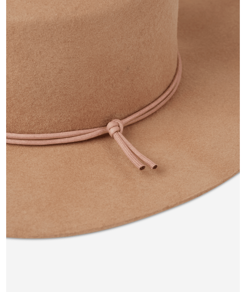 Harlow Boater Hat- Taupe