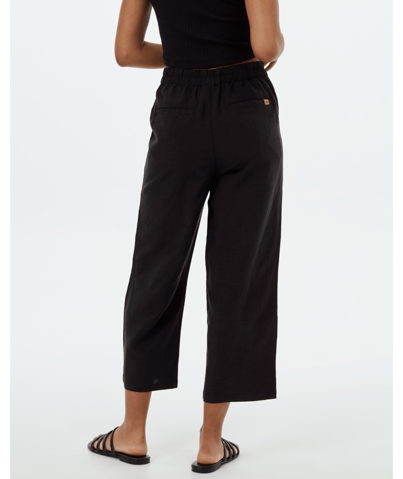 Linen Billow Pant- Black