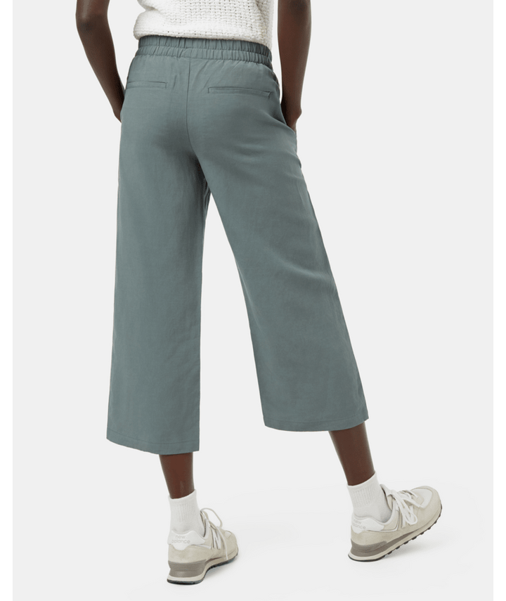 Linen Billow Pant- Olive