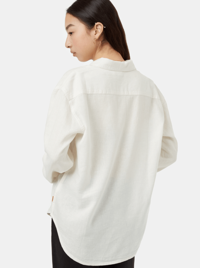 Hemp Button Front Shirt- Undyed