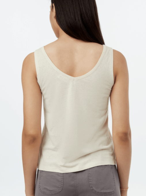 Double V Hemp Tank - Natural