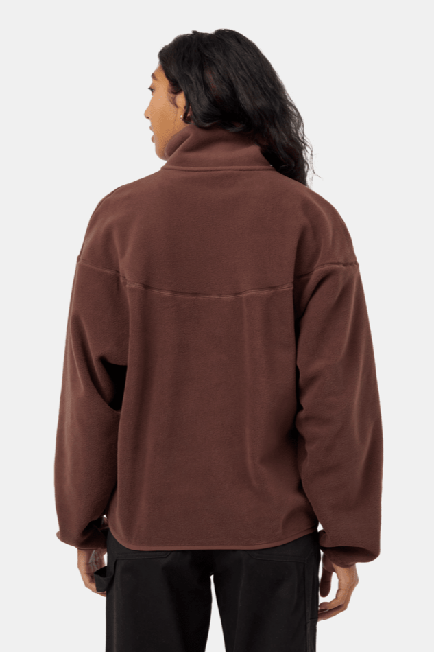 Recycled Fleece- Deep Mahogany