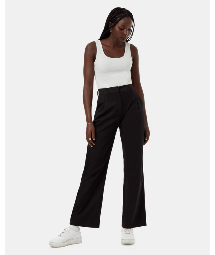 Eco Twill Pleated Pants