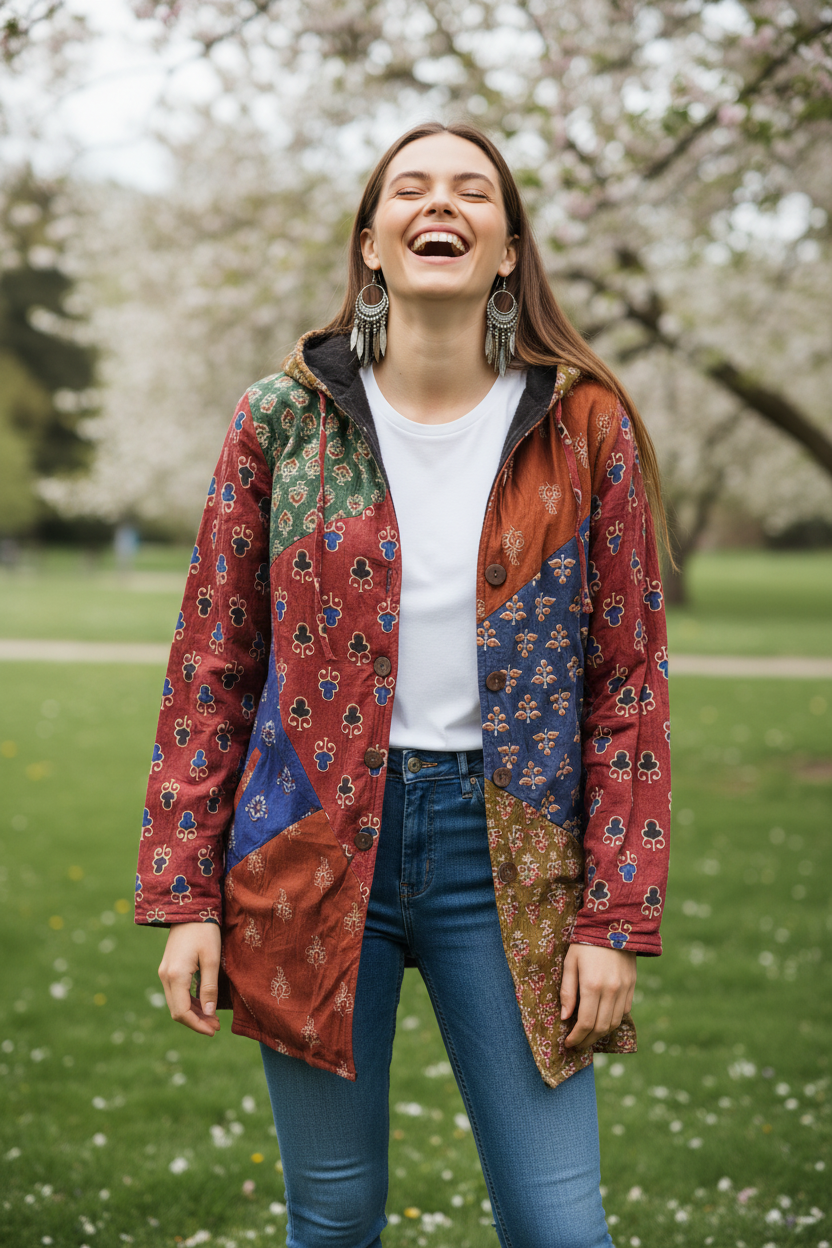 Cotton Hooded Jacket