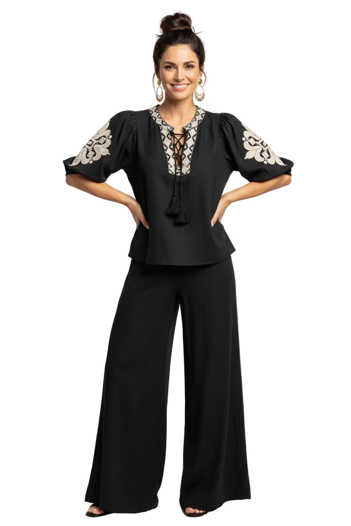 Morocco Blouse - Black
