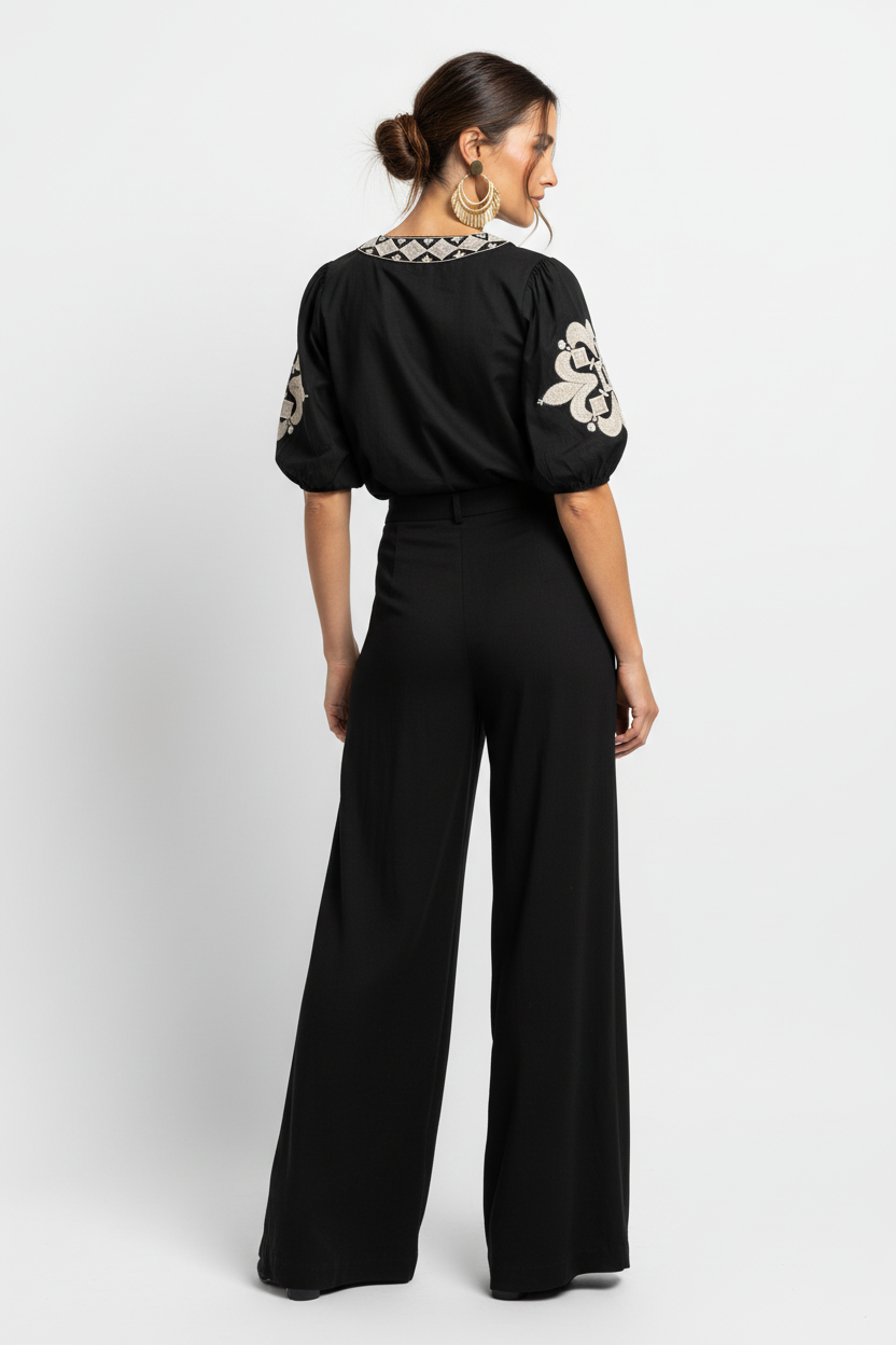 Morocco Blouse - Black