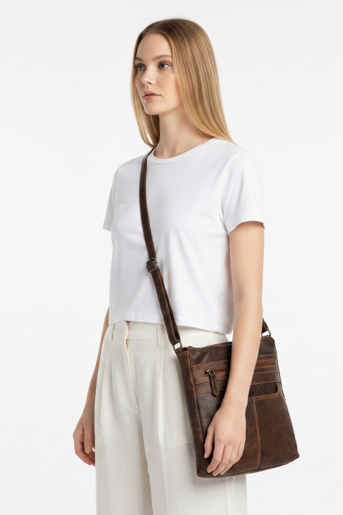 Essential Messenger Bag: Sandal