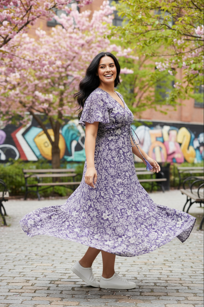Lavender Romance Dress