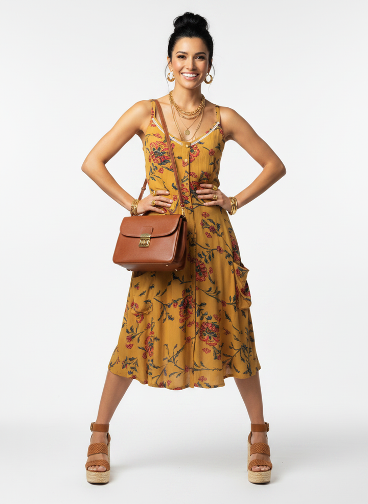Malibu Dress- Mustard