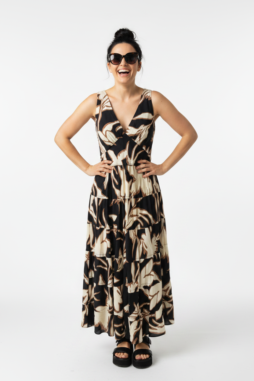 Carmen Dress- Desert Gold
