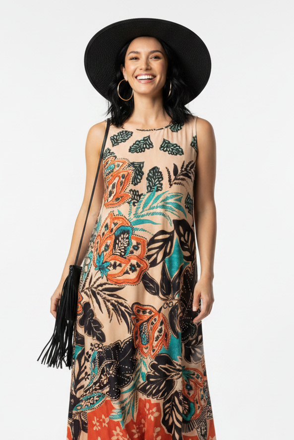Saventa Sleeveless Dress