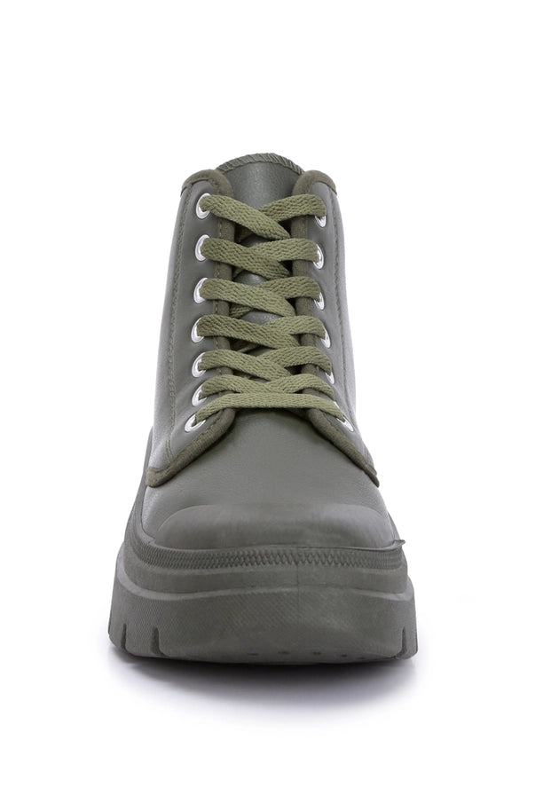 Roxanne Lace Up- Khaki