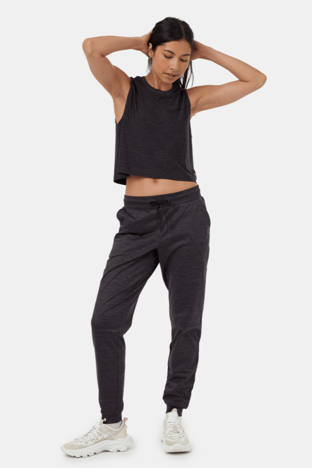 Active Knit Sweats - Black Heather - The Daisy Chain