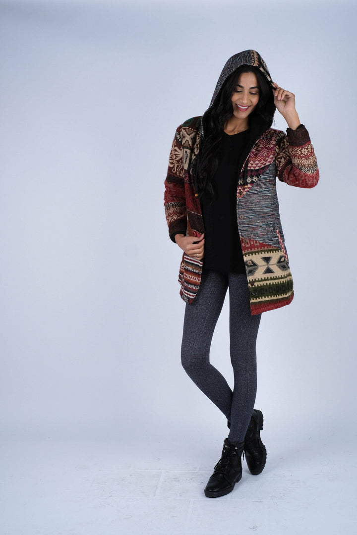 Cozy Fleece-Lined Patchwork Jacket