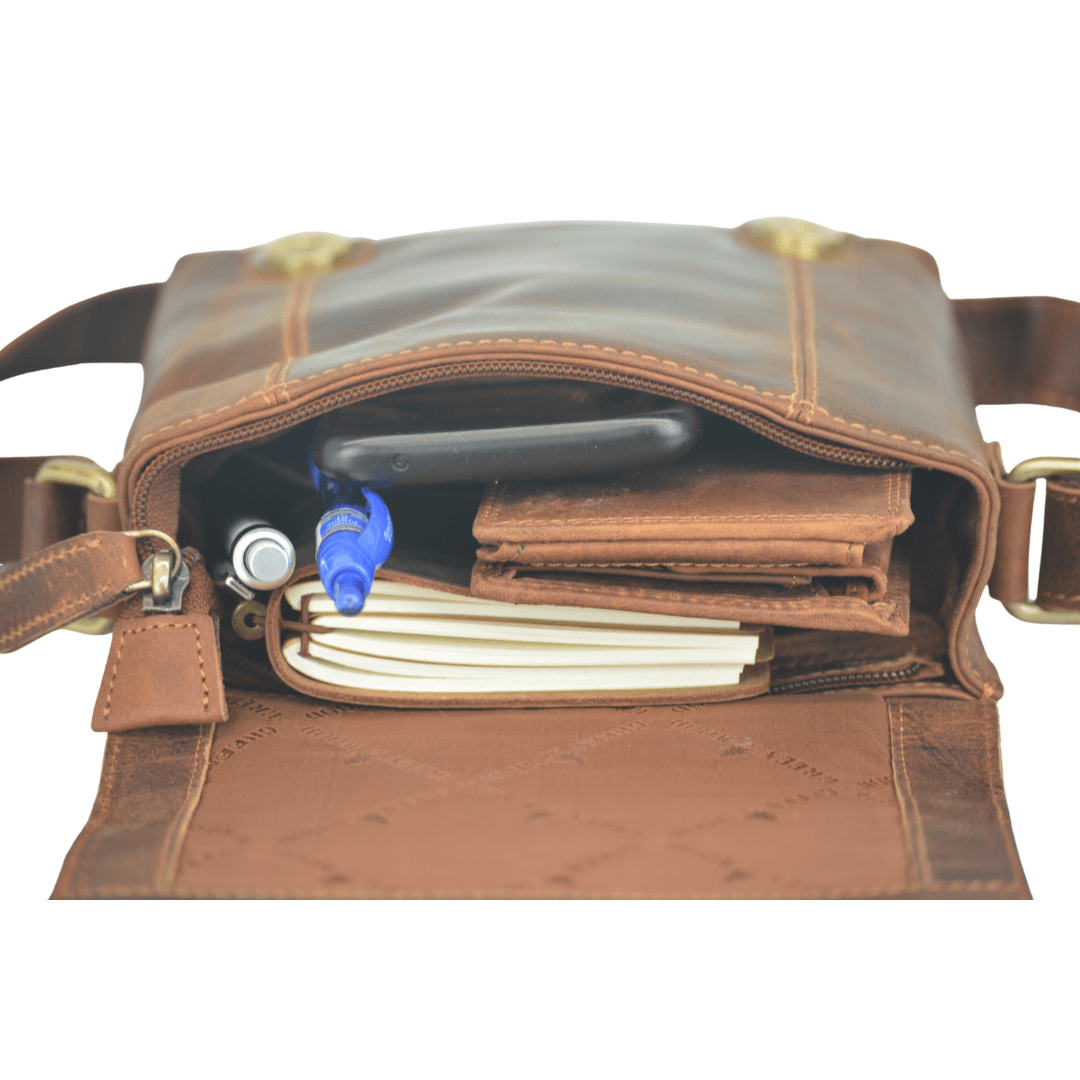 Mini Satchel Bag- Chocolate