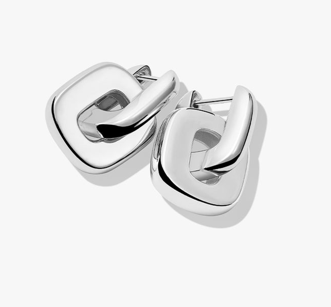Agatha Two Tone Hoop - The Daisy Chain