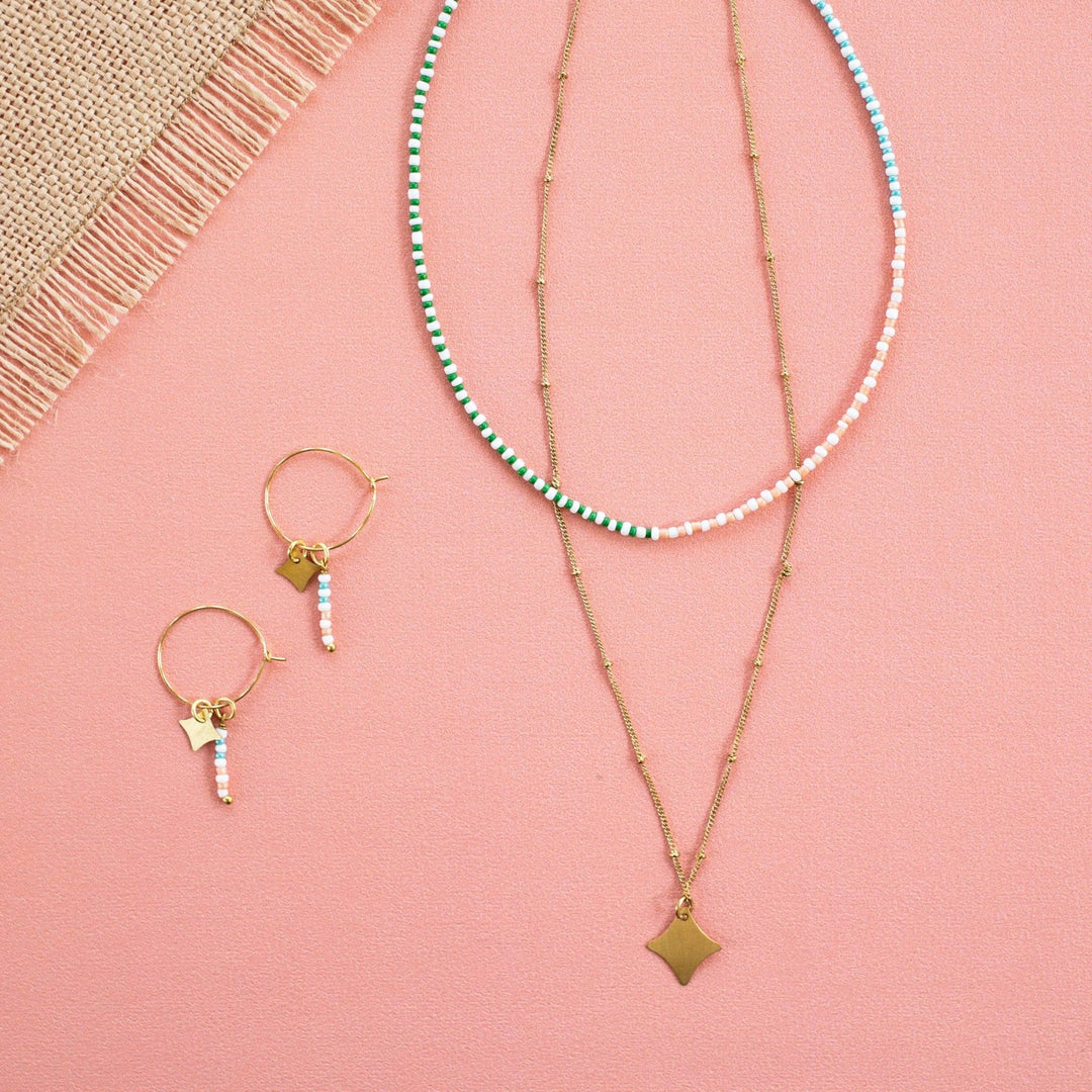 Americana Layered Necklace Multi - The Daisy Chain