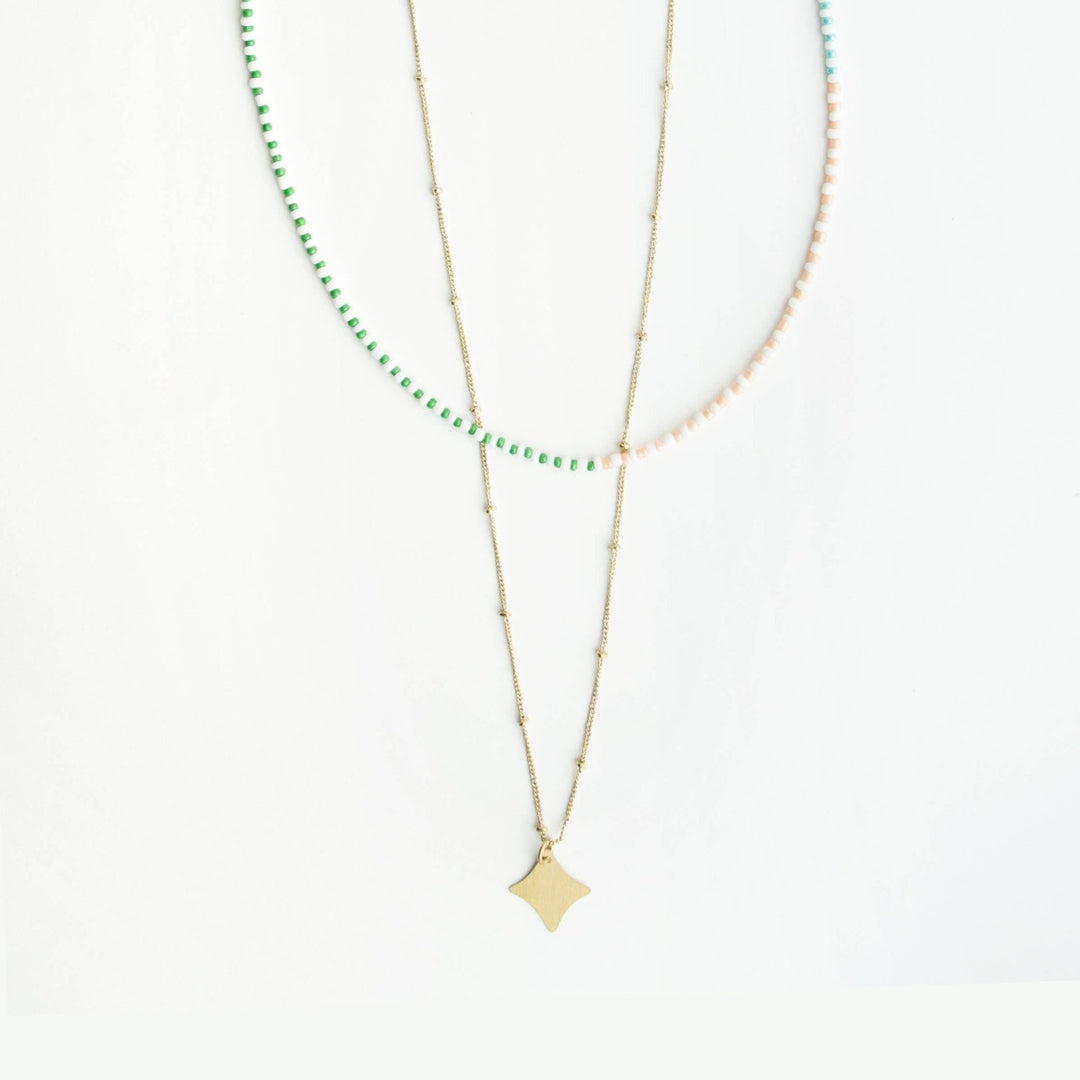 Americana Layered Necklace Multi - The Daisy Chain